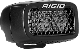 RIGID Industries 902513BLK SR-M Series Pro Spot Diffused Midnight Surface Mount | Pair