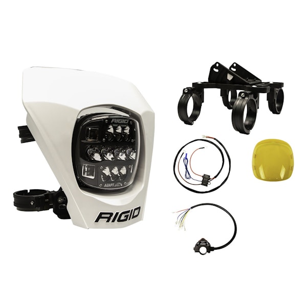 RIGID Industries 300417 RIGID Adapt XE Extreme Enduro Complete Ready To Ride LED Moto Kit, White