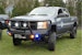 Road Armor 37702B (4x) 4-inch diameter : PIAA 510 or Quake LED QFR199 and (3x) Light Tabs on Titan
