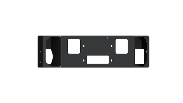 Road Armor 615V-WP Vaquero Front Winch Plates-Texture Black
