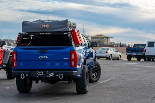 Road Armor 6191R0B Stealth Non-Winch Rear Bumper