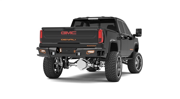 Road Armor 3202DR-A0-P2-MR-BH Identity Rear Bumper Full Kit