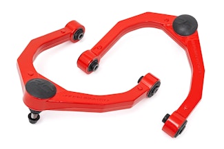 Rough Country 82008RED Red Forged Upper Control Arms | OE Upgrade | Nissan Titan 2WD/4WD (2004-2024)