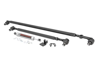 Rough Country 10613 Jeep HD Steering Upgrade Kit w/ Steering Stabilizer (TJ, XJ, MJ, ZJ)