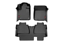 Rough Country M-71413 Heavy Duty Floor Mats - Front & Rear Combo (Double Cab & Crew Max Cab Models)