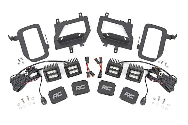 Rough Country 70833 Black Series LED Fog Light Kit