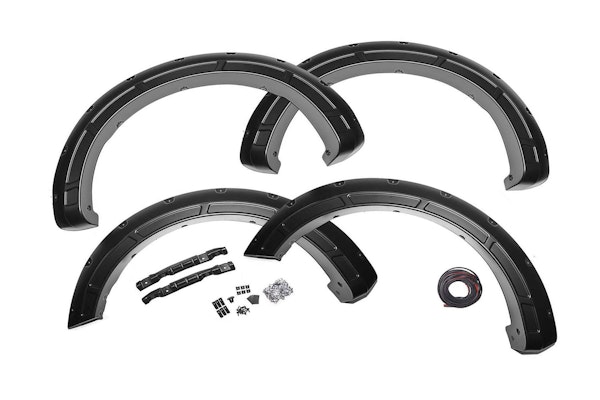 Rough Country A-F11811-UM Fender Flares | Defender | UM Agate Black | Ford F-150 2WD/4WD (2015-2020)