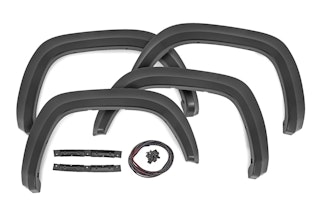 Rough Country S-T11621-1D6 Fender Flares | Sport | 1D6 Silver Sky Metallic | Toyota Tacoma 4WD (16-23)