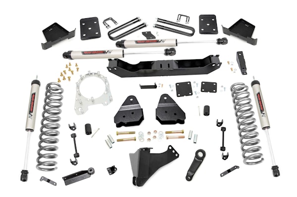 Rough Country 50470 6in Ford Suspension Lift Kit w/V2 Monotube (17-19 F-250/350 4WD | Diesel)