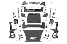 Rough Country 21731 6in Suspension Lift Kit | Strut Spacers (2019 Chevy 1500 PU 4WD/2WD)