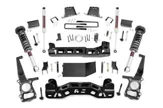 Rough Country 59840 6 Inch Lift Kit, M1 Struts/M1, Ford F-150 4WD (2009-2010)