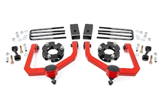 Rough Country 83400RED 3 Inch Lift Kit | Nissan Titan 2WD/4WD (2004-2023)