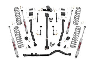 Rough Country 91530 3.5 Inch Lift Kit | Adj Lower | FR D/S | Jeep Wrangler Unlimited 4WD (2024)