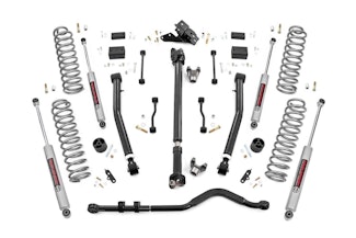 Rough Country 91730 3.5 Inch Lift Kit | Adj Lower | FR D/S | Jeep Wrangler JL 4WD (2024)