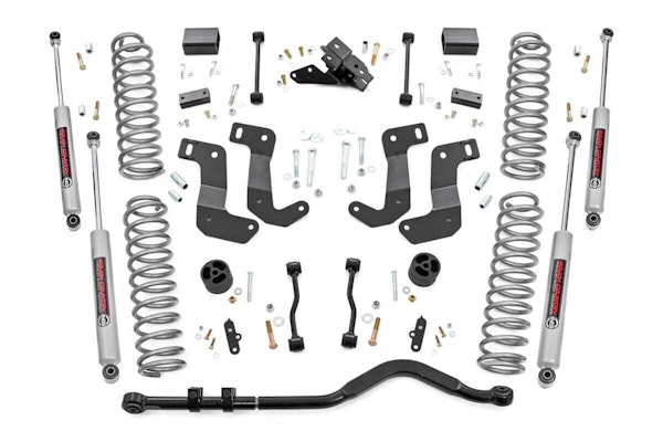 Rough Country 79530 3.5 Inch Lift Kit | C/A Drop | 4-Door | Jeep Wrangler Unlimited 4WD (2024)