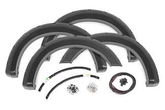 Rough Country F-F20231-HX Pocket Fender Flares | HX Antimatter Blue | Ford F-250/F-350 Super Duty (23-24)