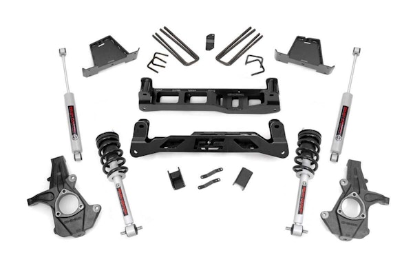 Rough Country 26331 7.5in GM Suspension Lift Kit w/N3 Shocks & Struts (07-13 1500 PU)