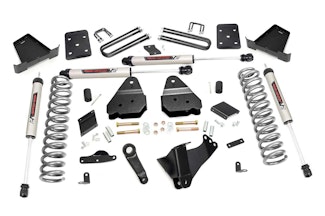 Rough Country 53470 4.5in Ford Suspension Lift Kit w/V2 Shocks (15-16 F-250 4WD)
