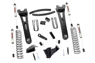 Rough Country 53770 6in Ford Suspension Lift Kit | Radius Arms w/ V2 Shocks (05-07 F-250/350 4WD)