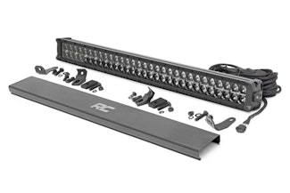 Rough Country 70930BD 30-inch Cree LED Light Bar - (Dual Row | Black Series w/ Cool White DRL)