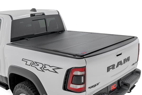 Rough Country 49320550 Hard Tri-Fold Flip Up Bed Cover
