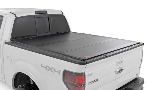 Rough Country 49214650 Hard Tri-Fold Flip Up Bed Cover