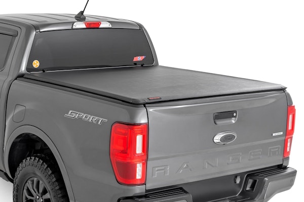 Rough Country 42219500 Soft Roll Up Bed Cover | 5' Bed | Ford Ranger 2WD/4WD (19-24)