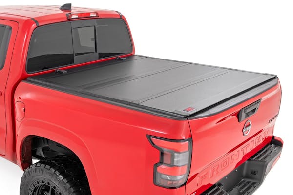 Rough Country 49520501 Hard Tri-Fold Flip Up Bed Cover