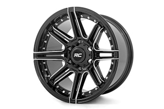 Rough Country 88170012 Rough Country 88 Series Wheel | One-Piece | Gloss Black | 17x9 | 6x5.5 | +0mm