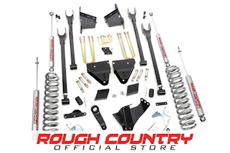 Rough Country 527.20 6-inch 4-Link Suspension Lift Kit (Non-Overload Spring Models)