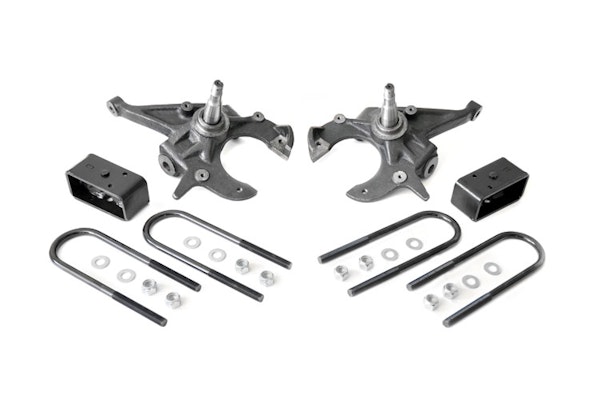 Rough Country 727 Front 2-inch / Rear 3-inch Spindle Lowering Kit