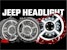 Rough Country RCH5000 Jeep 7in LED Projection Headlights (Wrangler TJ, JK)