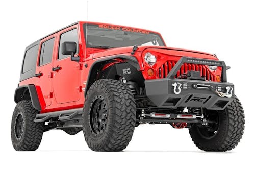 Rough Country 78630A 4in Jeep Long Arm Suspension Lift Kit (12-18 Wrangler  JK | 4-