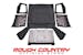 Rough Country RC84050.35 Jeep Wrangler YJ Replacement Soft Top | Black (87-95 - Half Steel Doors)