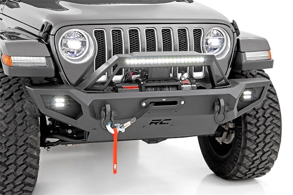 Rough Country 10585 Jeep Full Width Front Trail Bumper (JK/JL/JT Gladiator)