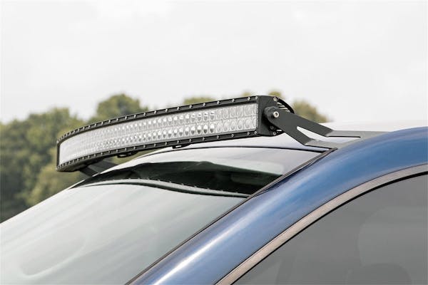 Rough Country 70538A 54-inch Curved LED Light Bar Upper Windshield Mounting Brackets