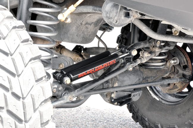 Rough Country 87308 Dual Steering Stabilizer