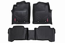 Rough Country M-70713 Heavy Duty Floor Mats - Front & Rear Combo (Double Cab Models)