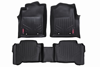 Rough Country M-71213 Heavy Duty Floor Mats - Front & Rear Combo (Double Cab Models)