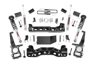 Rough Country 57431 4in Ford Suspension Lift Kit | Lifted N3 Struts (2014 F-150 4WD)