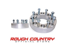Rough Country 1099 2-inch Wheel Spacer Pair (8-by-6.5-inch Bolt Pattern)