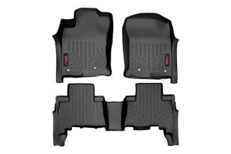 Rough Country M-71313 Heavy Duty Floor Mats - Front & Rear Combo