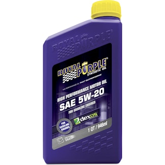 Royal Purple 01520 5W-20 Passenger Car Engine Oil Qt. Bottle Royal Purple 01520 5W-20 Passenger Car Engine Oil Qt. Bottle
