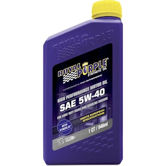 Royal Purple 01540 5W-40 Passenger Car Engine Oil Qt. Bottle Royal Purple 01540 5W-40 Passenger Car Engine Oil Qt. Bottle