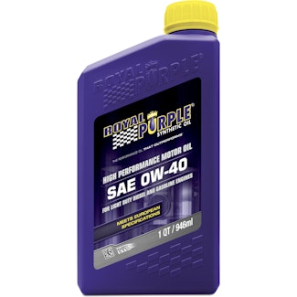 Royal Purple 11484 0W-40 Passenger Car Engine Oil Qt. Bottle