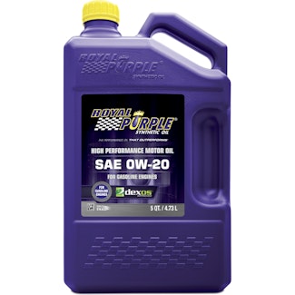 Royal Purple 51020 0W-20 Passenger Car Engine Oil 5 Qt. Bottle