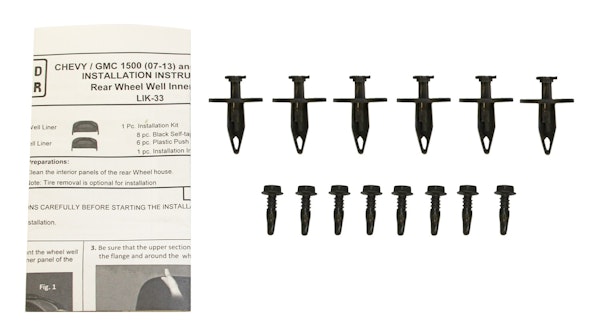 Rugged Liner LIK73 Wheel Well Install Kit