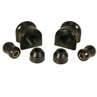 Rugged Ridge 1-1111BL Front Swaybar Bushing Kit; Black; 30.5mm; 97-06 Jeep Wrangler