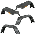 Rugged Ridge 11640.26 Hurricane Fender Flare Kit, EU, Smooth