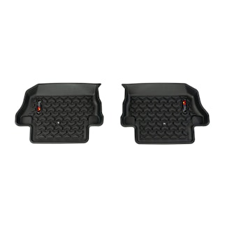 Rugged Ridge 12950.49 Floor Liner, Rear, Black, 18-19 Jeep Wrangler JL, 2 Door